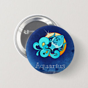 Aquarius Ronde Button 5,7 Cm