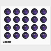 Aquarius Ronde Sticker (Vel)