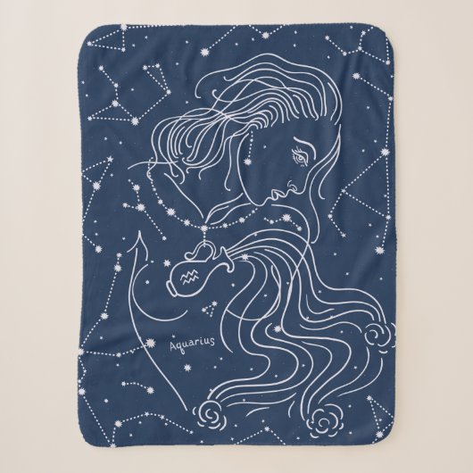 Aquarius Sherpa Deken (Voorkant)
