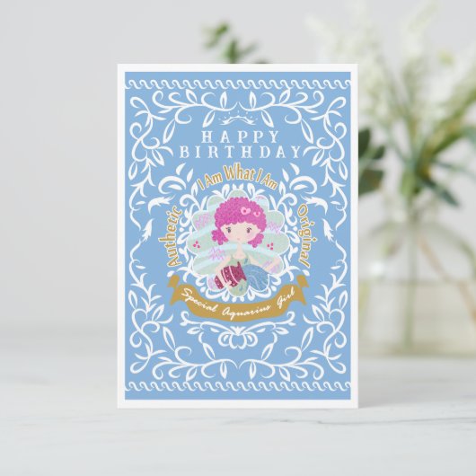 Aquarius Sign Birthday (Staand voorkant)