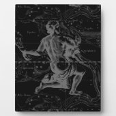 Aquarius Sign Constellation Map door Hevelius Fotoplaat (Voorkant)