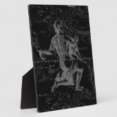 Aquarius Sign Constellation Map door Hevelius Fotoplaat (Zijkant)