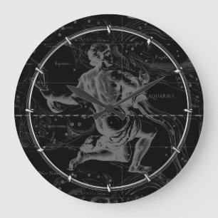 Aquarius Sign Constellation Map door Hevelius Grote Klok