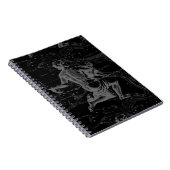 Aquarius Sign Constellation Map door Hevelius Notitieboek (Rechterzijde)