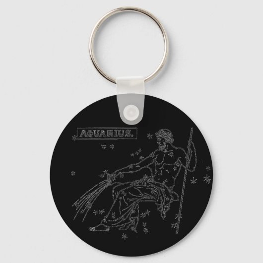 Aquarius Sleutelhanger (Voorkant)