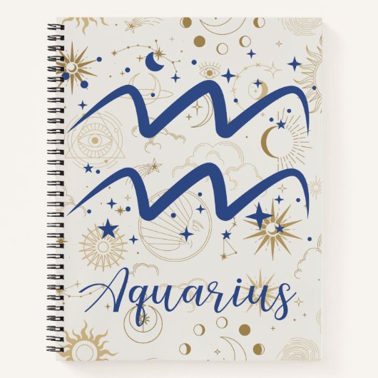 Aquarius Spiral Notitieboek (Voorkant)