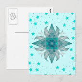 Aquarius Star-Briefkaart Briefkaart (Voorkant / Achterkant)