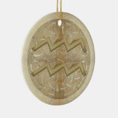 Aquarius Star Sign Personalized Ornament (Rechts)