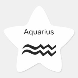 Aquarius Ster Sticker