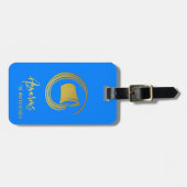 Aquarius Sterrenbeeld Bagage Label (Voorkant horizontaal)
