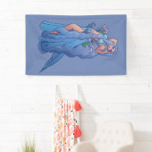 Aquarius Sterrenbeeld Godin Buikdanser Kunst Verja Spandoek (Insitu)