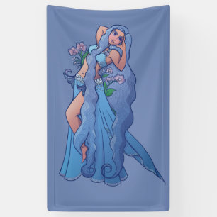 Aquarius Sterrenbeeld Godin Buikdanser Kunst Verja Spandoek