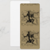 Aquarius Sterrenbeeld Kaart Hevelius 1690 op Taupe (Voorkant / Achterkant)