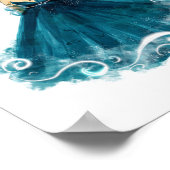 Aquarius sterrenbeeld poster, Minimalistische Dier Poster (Hoek)