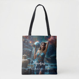 Aquarius sterrenbeeld tote bag