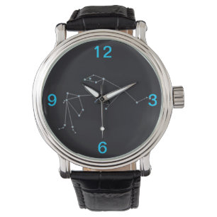Aquarius sterrenkaart horloge