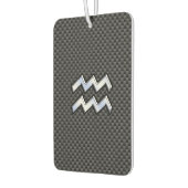 Aquarius Sterrensymbool Carbonvezel Decoratie Luchtverfrisser (Links)