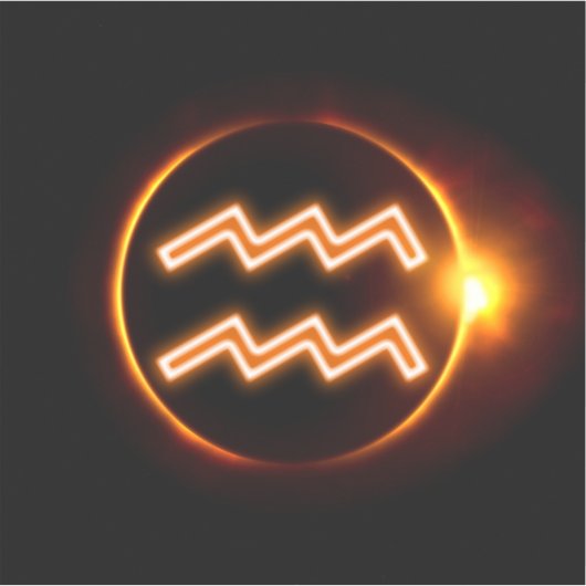 Aquarius Sticker (Voorkant)