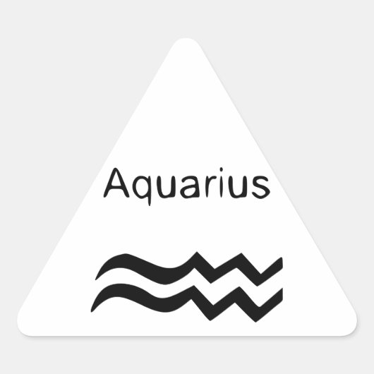 Aquarius Sticker (Voorkant)