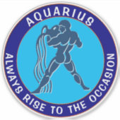 AQUARIUS STICKER (Voorkant)
