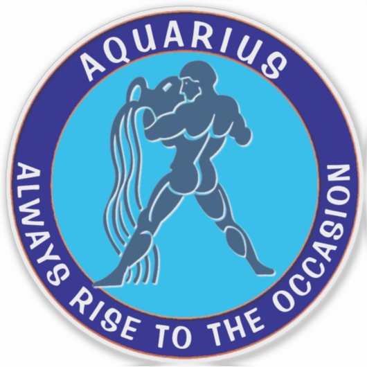 AQUARIUS STICKER (Voorkant)