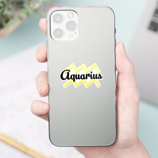 Aquarius Sticker (Telefoon)