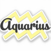 Aquarius Sticker (Voorkant)