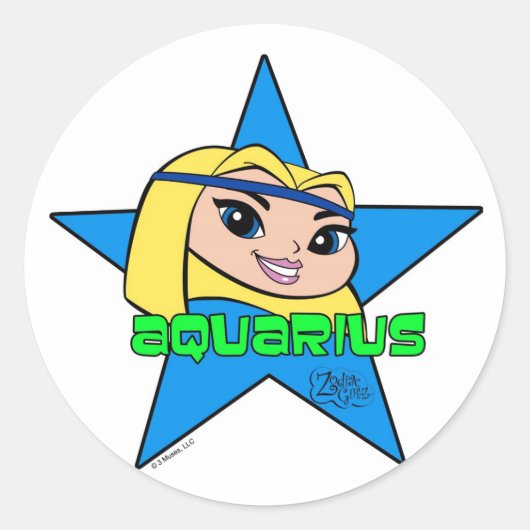 Aquarius Stickers (Voorkant)