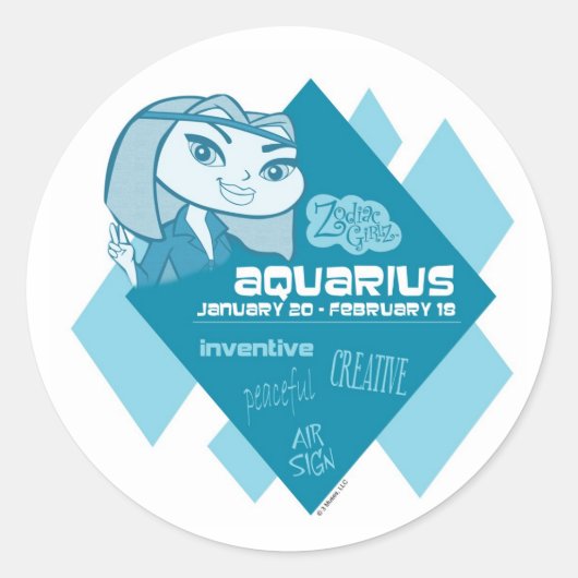 Aquarius Stickers (Voorkant)
