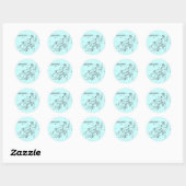 Aquarius Stickr Ronde Sticker (Vel)