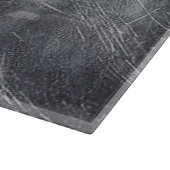 Aquarius Symbool Grunge Distress Silver Steel Snijplank (Hoek)