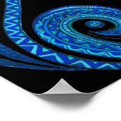 Aquarius-symbool Poster (Hoek)