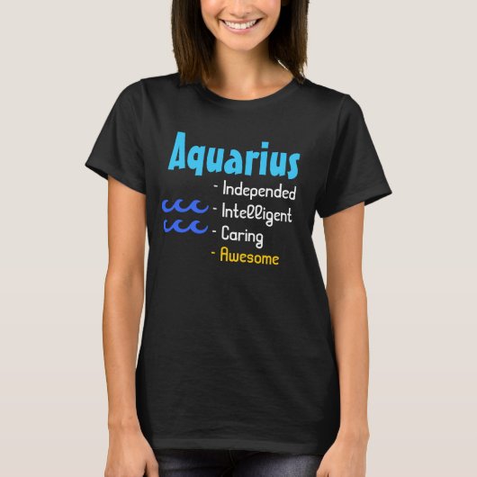 Aquarius T-shirt (Voorkant)