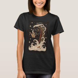 Aquarius - T-shirt Hemelse Zodiac Art