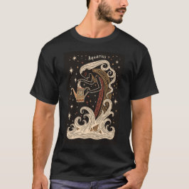 Aquarius - T-shirt Hemelse Zodiac Art