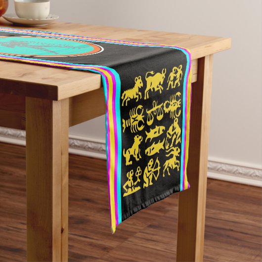Aquarius Table Runner Korte Tafelloper (Voorbeeld)
