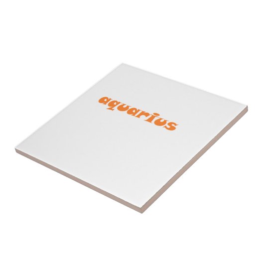 aquarius tegeltje (Zijkant)