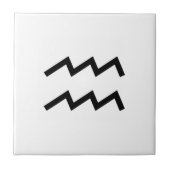 Aquarius Tegeltje (Voorkant)