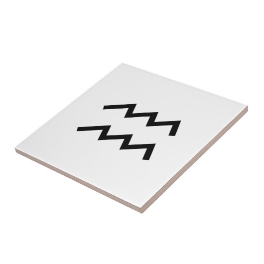 Aquarius Tegeltje (Zijkant)