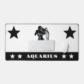 Aquarius-teken Bureaumat (Keyboard & Muis)