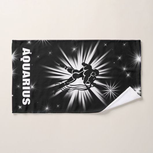 Aquarius-teken Handdoek (Handdoek)