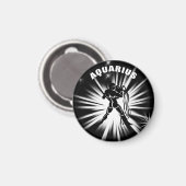 Aquarius-teken Magneet (Voorkant / Achterkant)