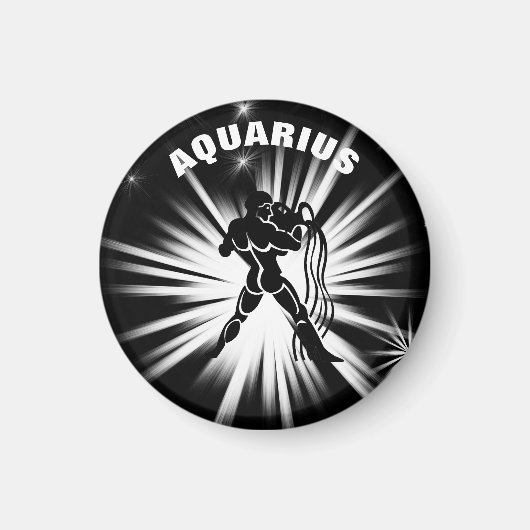 Aquarius-teken Magneet (Voorkant)