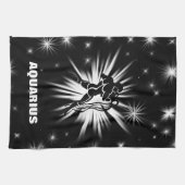 Aquarius-teken Theedoek (Horizontaal)