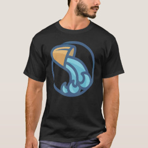 Aquarius Terug naar school Horoscope dierziekte T-shirt
