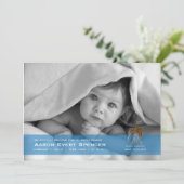 Aquarius the Water Bearer Foto geboorteaankondigin Aankondiging (Staand voorkant)