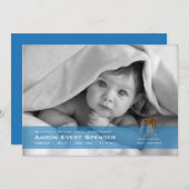 Aquarius the Water Bearer Foto geboorteaankondigin Aankondiging (Voorkant / Achterkant)