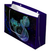 aquarius the water carrier zodiac gift bag groot cadeauzakje (Voorkant Gekanteld)