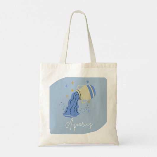 Aquarius Tote Bag (Achterkant)