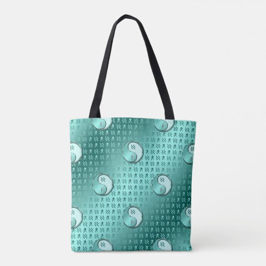 Aquarius Tote Bag (Achterkant)